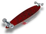 Folder Doodles Red Dark - Decal Style Vinyl Wrap Skin fits Longboard Skateboards up to 10"x42" (LONGBOARD NOT INCLUDED)