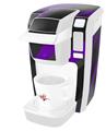 Decal Style Vinyl Skin compatible with Keurig K10 / K15 Mini Plus Coffee Makers Jagged Camo Purple (KEURIG NOT INCLUDED)