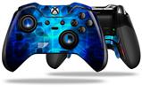 Cubic Shards Blue - Decal Style Skin fits Microsoft XBOX One ELITE Wireless Controller