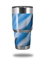 Skin Decal Wrap for Yeti Tumbler Rambler 30 oz Paint Blend Blue (TUMBLER NOT INCLUDED)