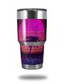 Skin Decal Wrap for Yeti Tumbler Rambler 30 oz Synth Beach (TUMBLER NOT INCLUDED)