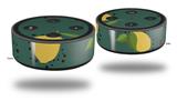 Skin Wrap Decal Set 2 Pack for Amazon Echo Dot 2 - Lemon Green (2nd Generation ONLY - Echo NOT INCLUDED)
