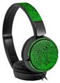 Decal style Skin Wrap for Sony MDR ZX110 Headphones Folder Doodles Green (HEADPHONES NOT INCLUDED)