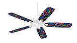 Crazy Dots 02 - Ceiling Fan Skin Kit fits most 42 inch fans (FAN and BLADES SOLD SEPARATELY)