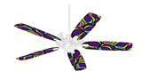 Crazy Dots 01 - Ceiling Fan Skin Kit fits most 42 inch fans (FAN and BLADES SOLD SEPARATELY)