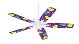 Crazy Hearts - Ceiling Fan Skin Kit fits most 42 inch fans (FAN and BLADES SOLD SEPARATELY)