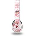 WraptorSkinz Skin Decal Wrap compatible with Beats Solo HD (Original) Flowers Pattern Roses 13 (HEADPHONES NOT INCLUDED)