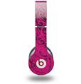 WraptorSkinz Skin Decal Wrap compatible with Beats Solo HD (Original) Folder Doodles Fuchsia (HEADPHONES NOT INCLUDED)
