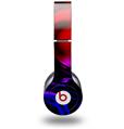 WraptorSkinz Skin Decal Wrap compatible with Beats Solo HD (Original) Liquid Metal Chrome Flame Hot (HEADPHONES NOT INCLUDED)