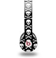WraptorSkinz Skin Decal Wrap compatible with Beats Solo HD (Original) Skull and Crossbones Pattern (HEADPHONES NOT INCLUDED)