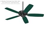 Solids Collection Hunter Green - Ceiling Fan Skin Kit fits most 52 inch fans (FAN and BLADES SOLD SEPARATELY)