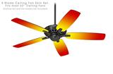 Smooth Fades Yellow Red - Ceiling Fan Skin Kit fits most 52 inch fans (FAN and BLADES SOLD SEPARATELY)