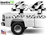 4x4 Off Road Checkered Flag Truck Decal
