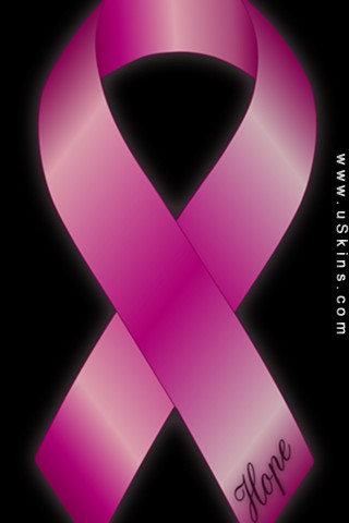 breast cancer ribbon background. FREE Wallpaper Download
