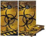 Cornhole Game Board Vinyl Skin Wrap Kit - Premium Laminated - Toxic Decay fits 24x48 game boards (GAMEBOARDS NOT INCLUDED)