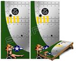 Cornhole Game Board Vinyl Skin Wrap Kit - Premium Laminated - WWII Bomber Plane Pin Up Girl Tritton AX Pro fits 24x48 game boards (GAMEBOARDS NOT INCLUDED)