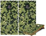 Cornhole Game Board Vinyl Skin Wrap Kit - Premium Laminated - WraptorCamo Old School Camouflage Camo Army fits 24x48 game boards (GAMEBOARDS NOT INCLUDED)