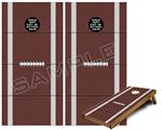 Cornhole Game Board Vinyl Skin Wrap Kit - Premium Laminated - Football fits 24x48 game boards (GAMEBOARDS NOT INCLUDED)