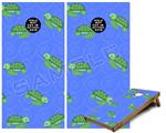 Cornhole Game Board Vinyl Skin Wrap Kit - Premium Laminated - Turtles fits 24x48 game boards (GAMEBOARDS NOT INCLUDED)