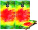 Cornhole Game Board Vinyl Skin Wrap Kit - Premium Laminated - Tie Dye fits 24x48 game boards (GAMEBOARDS NOT INCLUDED)