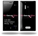 We Can-cer Vive Beast Cancer - Decal Style Skin (fits Nokia Lumia 928)