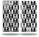 Skull Checkerboard - Decal Style Skin (fits Nokia Lumia 928)