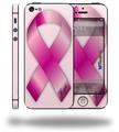 Hope Breast Cancer Pink Ribbon on Pink - Decal Style Vinyl Skin (fits Apple Original iPhone 5, NOT the iPhone 5C or 5S)