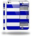 Psycho Stripes Blue and White - Decal Style Vinyl Skin (fits Apple Original iPhone 5, NOT the iPhone 5C or 5S)