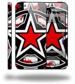 Star Checker Splatter - Decal Style Vinyl Skin (fits Apple Original iPhone 5, NOT the iPhone 5C or 5S)