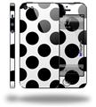 Kearas Polka Dots White And Black - Decal Style Vinyl Skin (fits Apple Original iPhone 5, NOT the iPhone 5C or 5S)