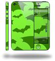 Deathrock Bats Green - Decal Style Vinyl Skin (fits Apple Original iPhone 5, NOT the iPhone 5C or 5S)