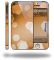 Bokeh Hex Orange - Decal Style Vinyl Skin (fits Apple Original iPhone 5, NOT the iPhone 5C or 5S)