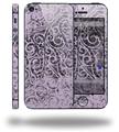 Folder Doodles Lavender - Decal Style Vinyl Skin (fits Apple Original iPhone 5, NOT the iPhone 5C or 5S)