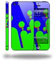 Drip Blue Green Red - Decal Style Vinyl Skin (fits Apple Original iPhone 5, NOT the iPhone 5C or 5S)