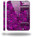 Pink Skull Bones - Decal Style Vinyl Skin (fits Apple Original iPhone 5, NOT the iPhone 5C or 5S)