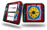 Tie Dye Circles and Squares 101 - Decal Style Vinyl Skin fits Nintendo 2DS - 2DS NOT INCLUDED