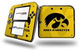 Iowa Hawkeyes Herkey Black on Gold - Decal Style Vinyl Skin fits Nintendo 2DS - 2DS NOT INCLUDED