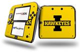 Iowa Hawkeyes 02 Black on Gold - Decal Style Vinyl Skin fits Nintendo 2DS - 2DS NOT INCLUDED