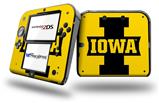 Iowa Hawkeyes 04 Black on Gold - Decal Style Vinyl Skin fits Nintendo 2DS - 2DS NOT INCLUDED