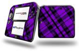 Purple Plaid - Decal Style Vinyl Skin fits Nintendo 2DS - 2DS NOT INCLUDED