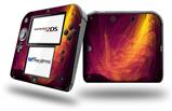 Eruption - Decal Style Vinyl Skin fits Nintendo 2DS - 2DS NOT INCLUDED