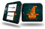 Halloween Mean Jack O Lantern Pumpkin - Decal Style Vinyl Skin fits Nintendo 2DS - 2DS NOT INCLUDED