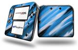 Paint Blend Blue - Decal Style Vinyl Skin fits Nintendo 2DS - 2DS NOT INCLUDED