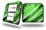 Paint Blend Green - Decal Style Vinyl Skin fits Nintendo 2DS - 2DS NOT INCLUDED