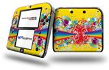 Rainbow Music - Decal Style Vinyl Skin fits Nintendo 2DS - 2DS NOT INCLUDED