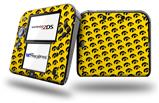 Iowa Hawkeyes Tigerhawk Tiled 06 Black on Gold - Decal Style Vinyl Skin fits Nintendo 2DS - 2DS NOT INCLUDED