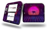 Synth Beach - Decal Style Vinyl Skin fits Nintendo 2DS - 2DS NOT INCLUDED