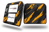 Jagged Camo Orange - Decal Style Vinyl Skin fits Nintendo 2DS - 2DS NOT INCLUDED