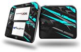 Baja 0014 Neon Teal - Decal Style Vinyl Skin fits Nintendo 2DS - 2DS NOT INCLUDED