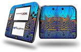 Dancing Lilies - Decal Style Vinyl Skin compatible with Nintendo 2DS - 2DS NOT INCLUDED